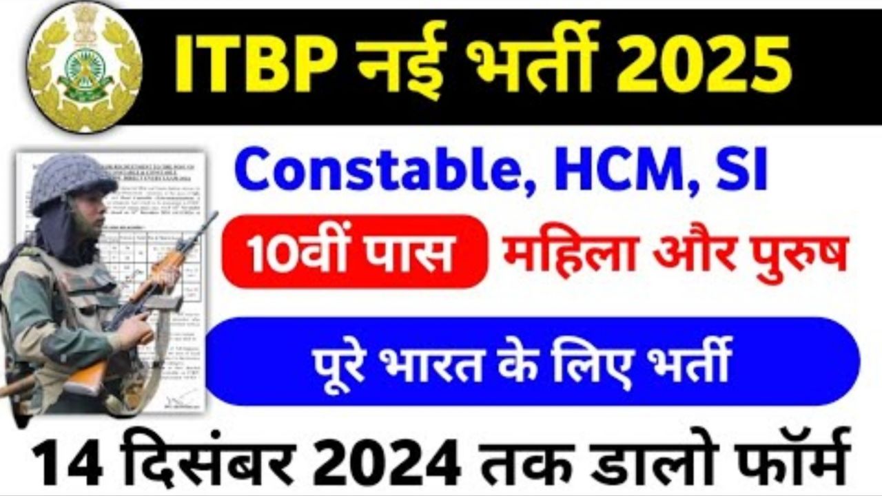 ITBP Recruitment 2024