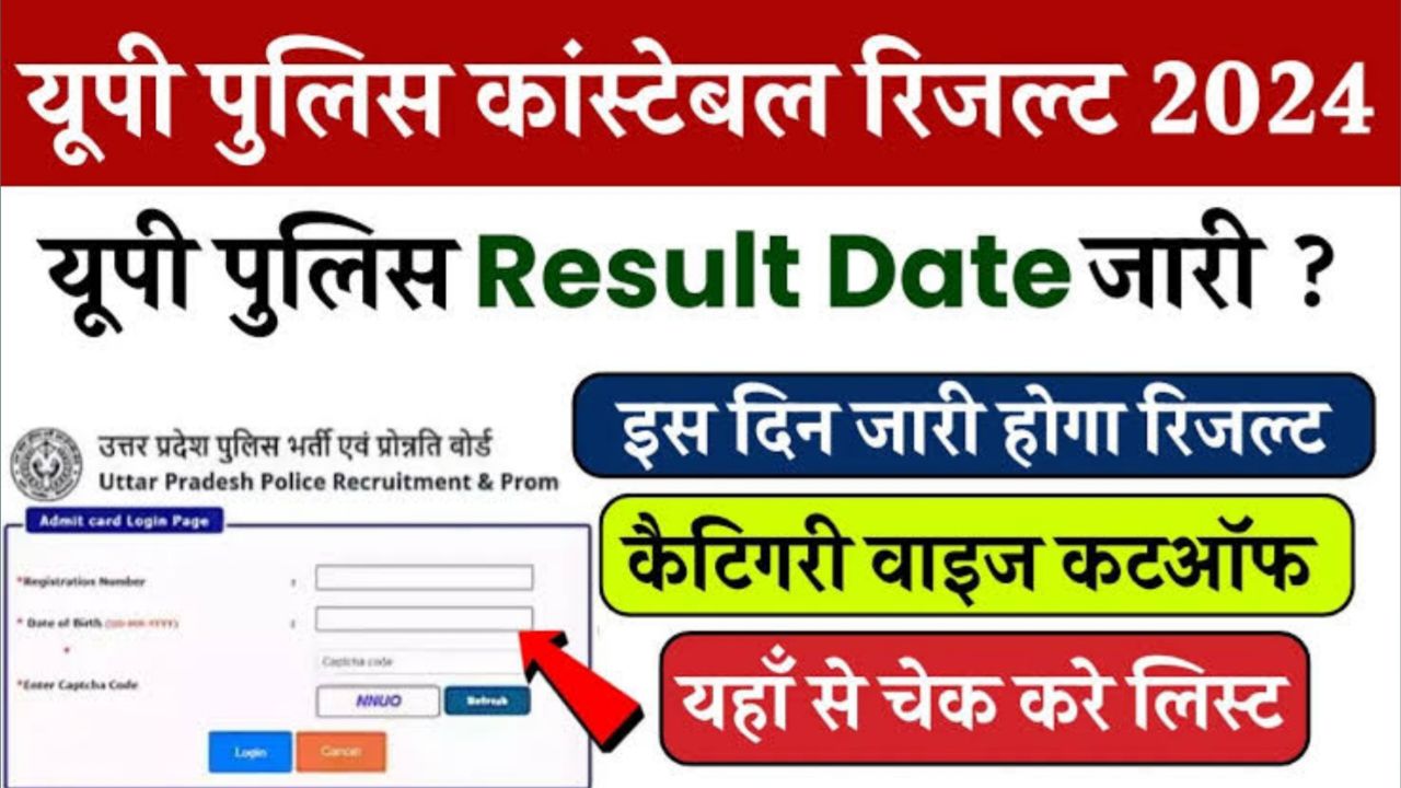 UP Police Result 2024 Date Release